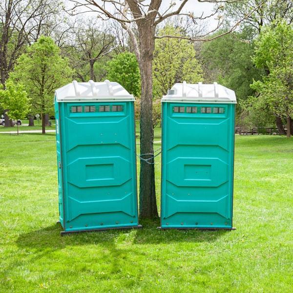 long-term porta potties should be serviced on a frequent basis, normally once a week, to ensure cleanliness and functionality